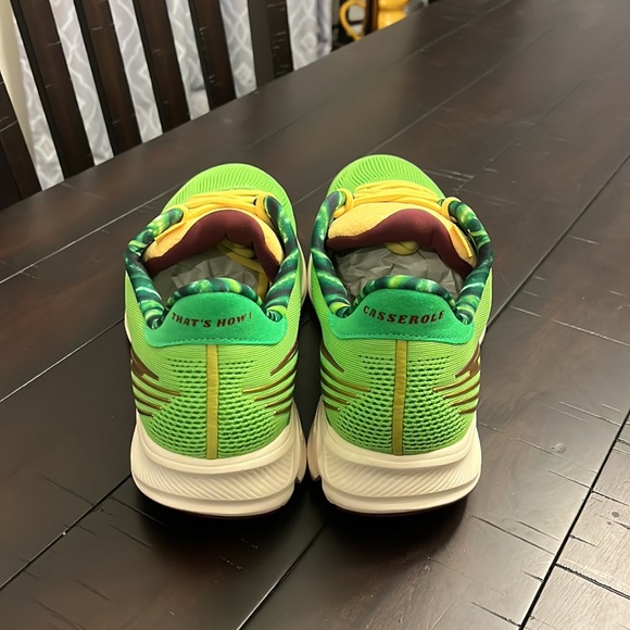 Saucony Ride 14 Bean That’s How I Casserole Shoes Sneakers Thanksgiving Mens 10 - Picture 7 of 16